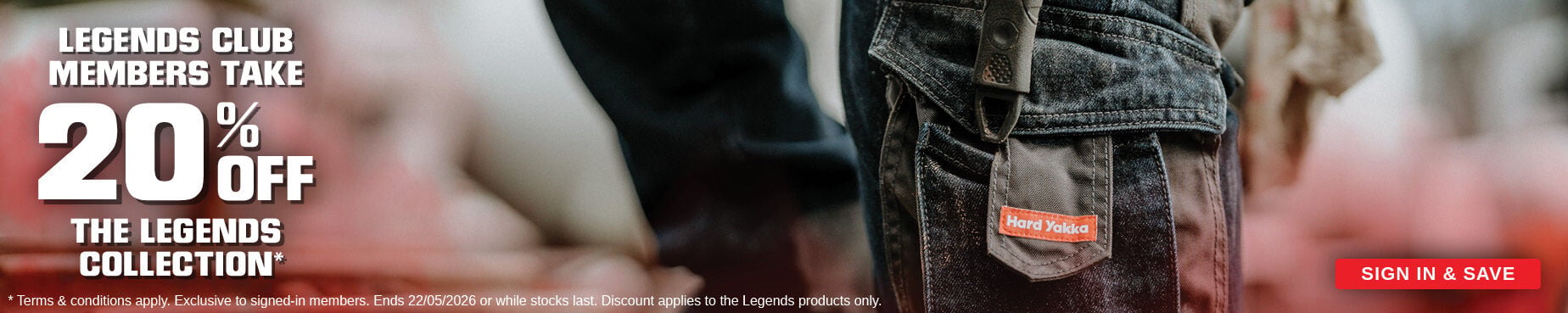 Sign In & Save 20% on the Legends Collection